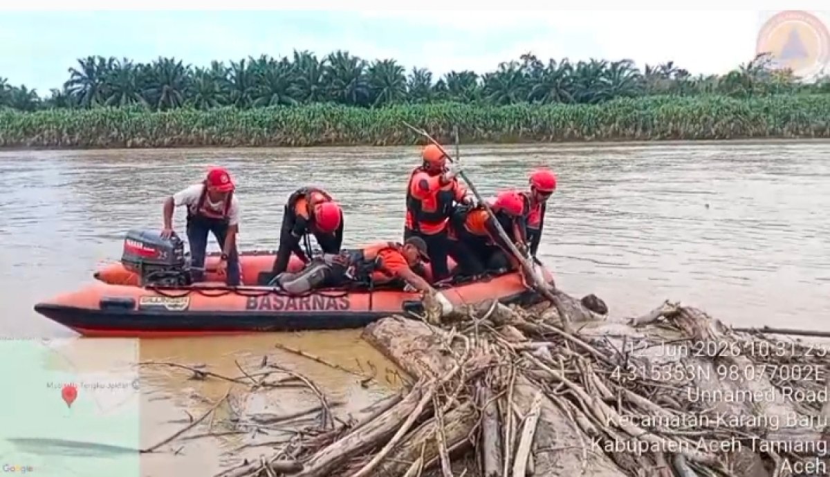 Setelah 4 Hari Tenggelam, Jasad Ramlan Ditemukan di Perairan Sungai Kampung Banai